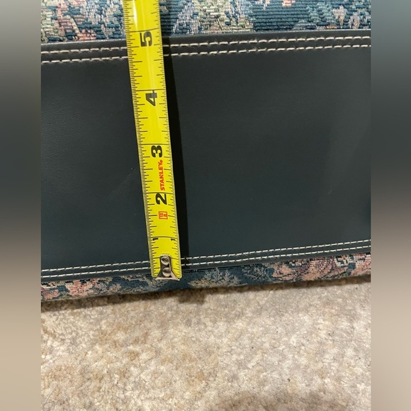 Vintage Atlantic Luggage 14" Tapestry Weekend Floral Bag Travel Mrs.Doubtfure - Picture 12 of 12